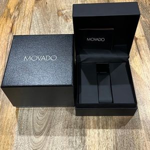 Movado 2 empty boxes watch holder